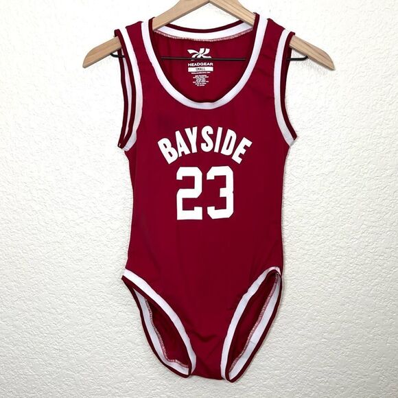 Headgear Urban Outfitters Bayside Slater Bodysuit Red and White Size S - Picture 3 of 14